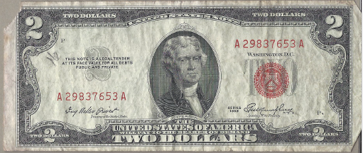 1953 $2 Federal Note
