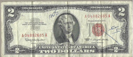 1953 $2 Federal Note