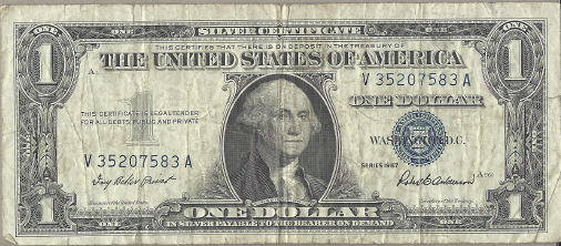 1957 $1 Silver Certificate