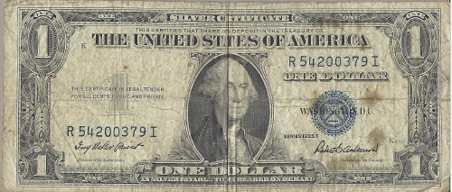 1935 F $1 Silver Certificate