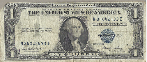 1935 E $1 Silver Certificate