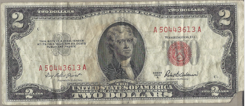 1953 A $2 Federal Note