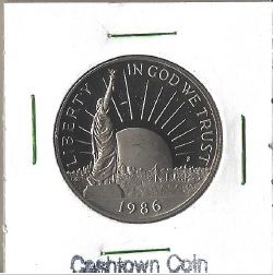 1986-S Statue of Liberty Half Dollar