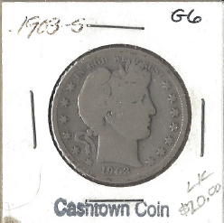 1903-S Barber Half Dollar