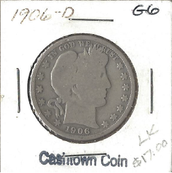 1906-D Barber Half Dollar