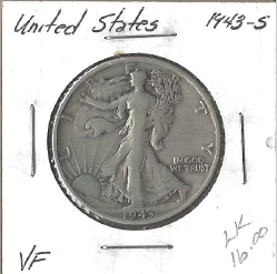 1943-S Walking Liberty Half Dollar