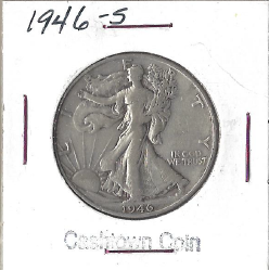 1946-S Walking Liberty Half Dollar