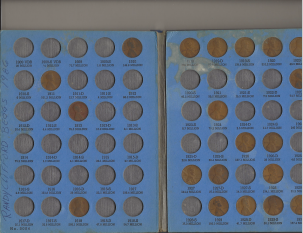 Collection of 36 Lincoln Wheats 1910 to 1940