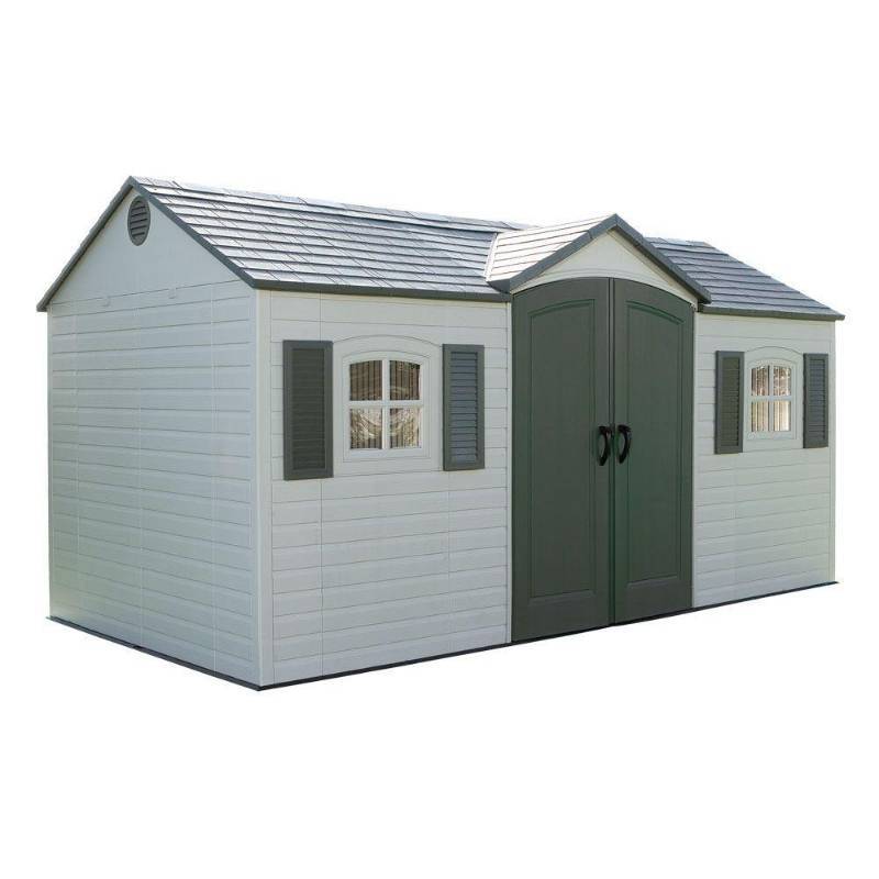 lot 30 image: Lifetime 15 ft. x 8 ft. Outdoor Garden Shed, 6446 - NEW in Box