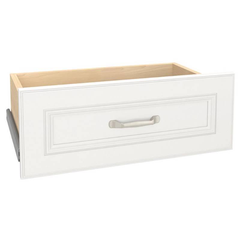lot 74 image: 3 ClosetMaid Impressions 9 in. H x 22 in. W x 13 in. D White Drawer Kit, 14615.
