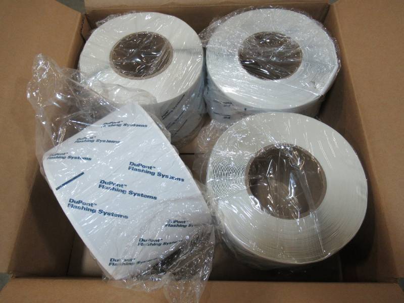 lot 69 image: 4 Rolls of Dupont Flashing Tape Roll - 4 x 75, CECOMINOD090603