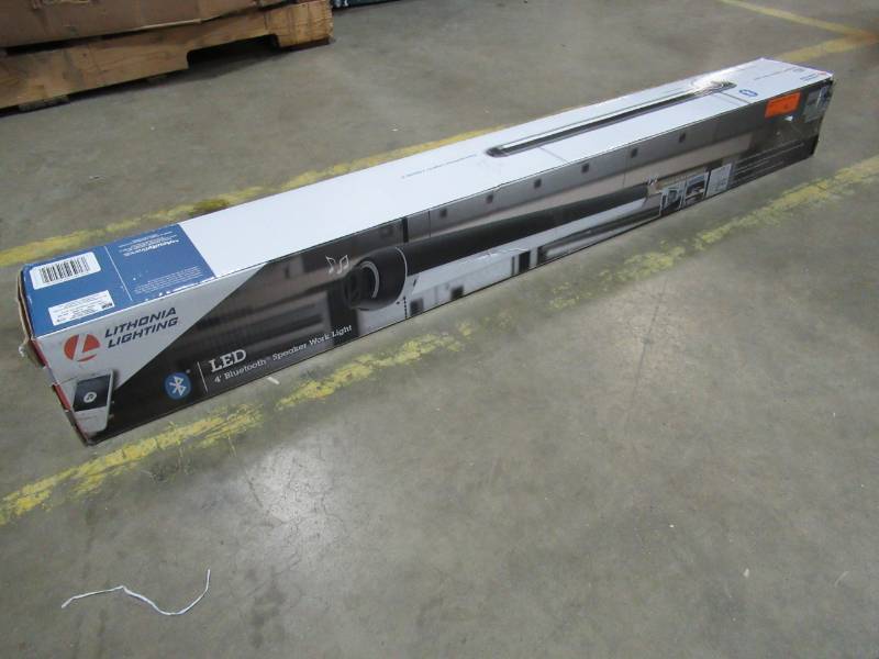 lot 97 image: Lithonia Lighting SPSL Linear Shop Light 4-ft wBluetooth SPSL48IN80CRI40KBL.