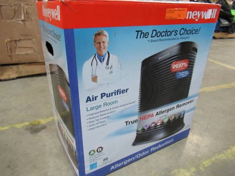 lot 101 image: Honeywell True HEPA 310 sq. ft. Allergen Remover Air Purifier, HA202BHD