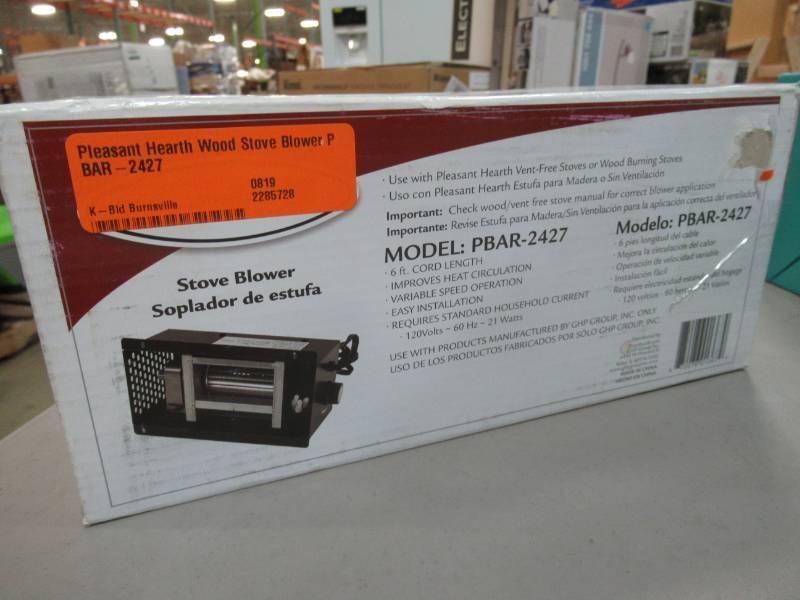 lot 104 image: Pleasant Hearth Wood Stove Blower PBAR-2427