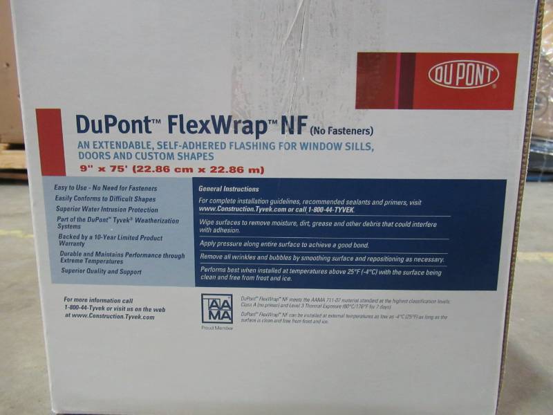 lot 68 image: Dupont 9 in. x 75 ft. Flex Wrap, 975