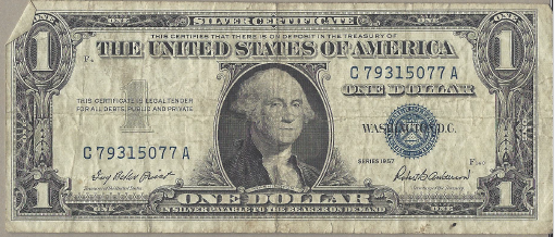 1957 $1 Silver Certificate