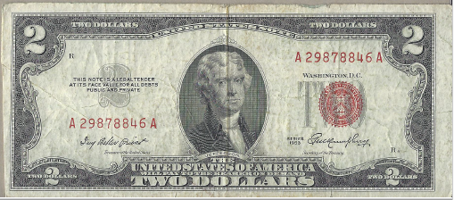 1953 $2 Federal Note