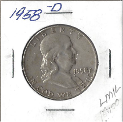 1958-D Franklin Half Dollar