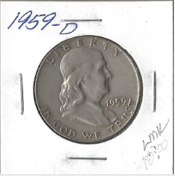 1959-D Franklin Half Dollar