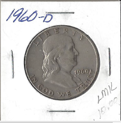 1960-D Franklin Half Dollar