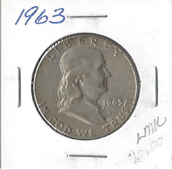 1963 Franklin Half Dollar