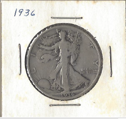 1936 Walking Liberty Half Dollar