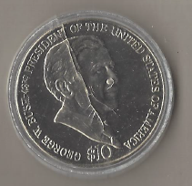 Republic of Libya $10 George W. Bush Coin