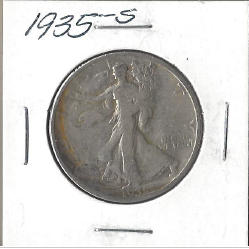 1935-S Walking Liberty Half Dollar