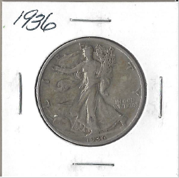 1936 Walking Liberty Half Dollar