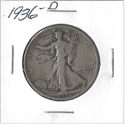 1936-D Walking Liberty Half Dollar