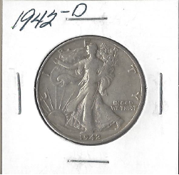 1942-D Walking Liberty Half Dollar