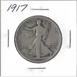 1917 Walking Liberty Half Dollar