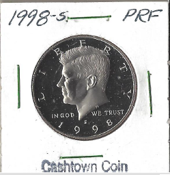 1998-S Proof Kennedy Half Dollar