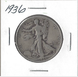 1936 Walking Liberty Half Dollar