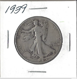 1939 Walking Liberty Half Dollar
