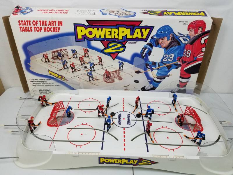 lot 3 image: Power Play 2 Table Top Hockey Table Complete