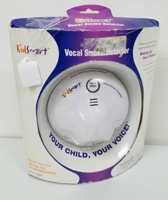 lot 25 image: Kid Smart Vocal Smoke Detector