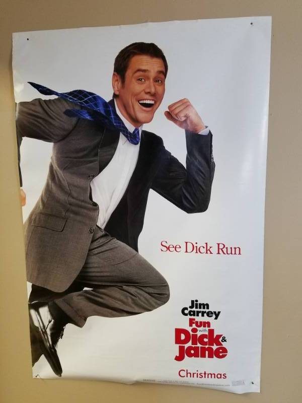 lot 34 image: Fun with Dick and Jane Movie House Poster