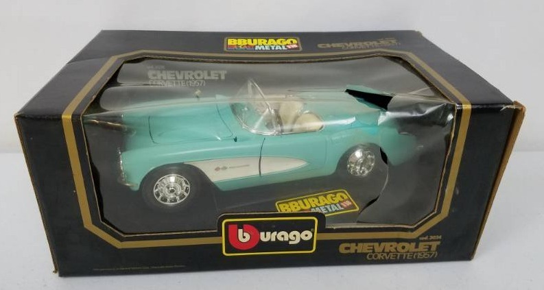 lot 91 image: BBURAGA Die-Cast Metal 118 scale 1957 Chevrolet Car