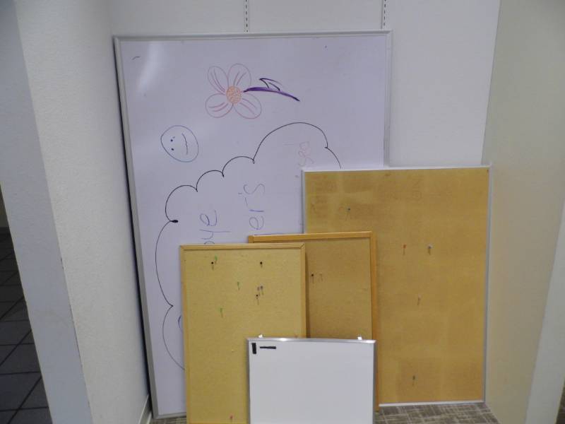 lot 28 image: White Boards - Bulletin Boards