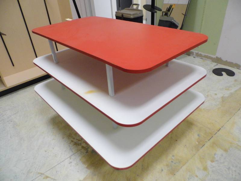 lot 61 image: Rolling 3 Tier Table