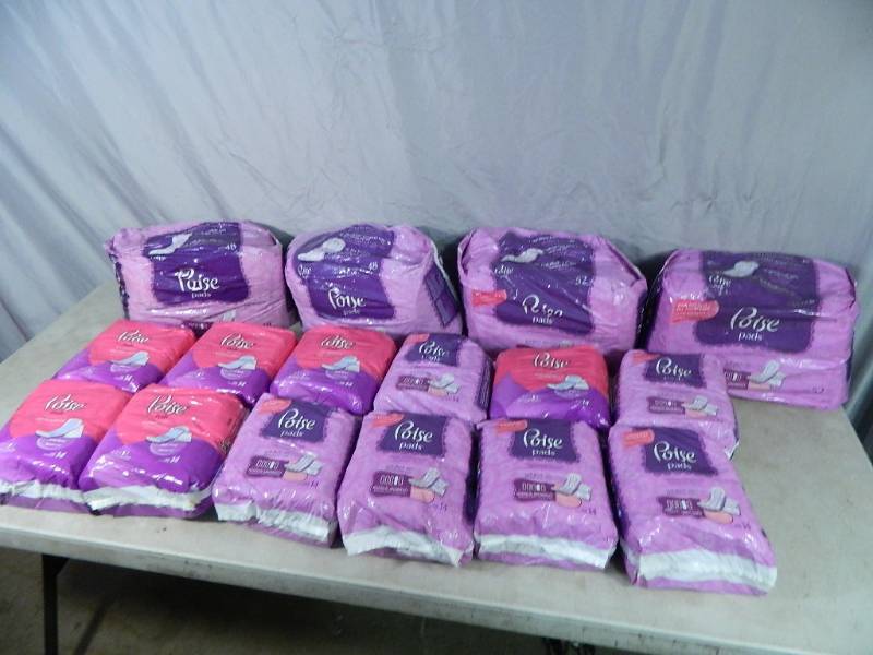lot 45 image: 368 New Poise Pads