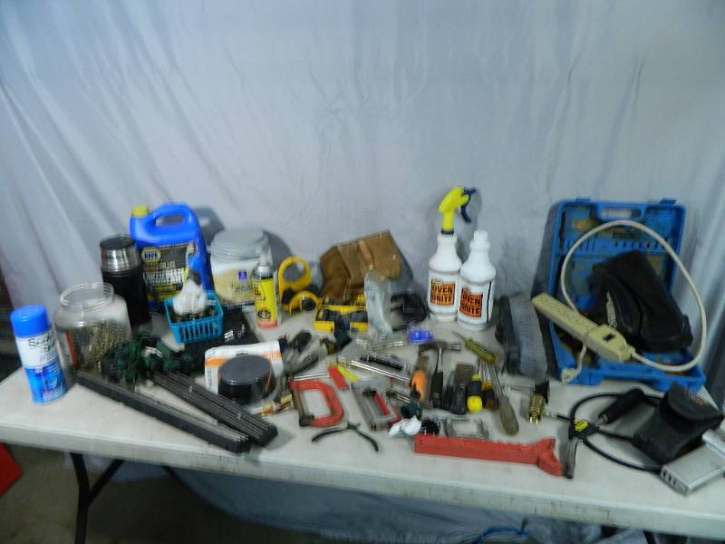 lot 50 image: Assorted Tools and Shop Supplies
