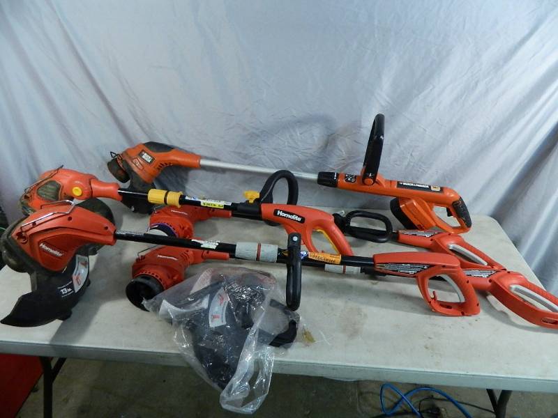 lot 64 image: Assorted Electric Weed Whips  String Trimmers
