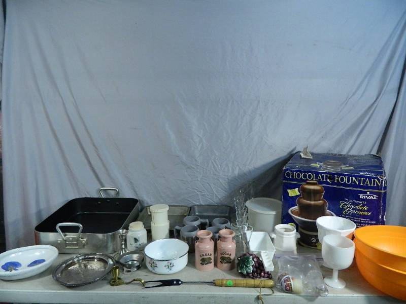 lot 89 image: Chocolate Fountain, Pans, More