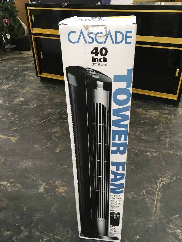 lot 302 image: Cascade Tower Fan, Retail $19.99