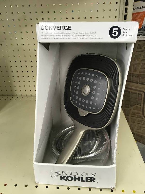 lot 305 image: Kohler Converge Shower Head,Retail $79.99