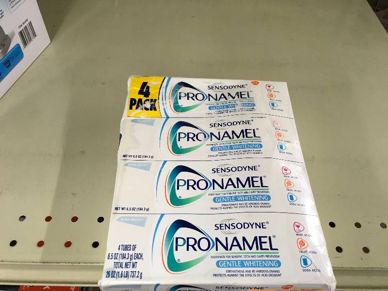 lot 309 image: Sensodyne 4PK Toothpaste, Retail $21.99