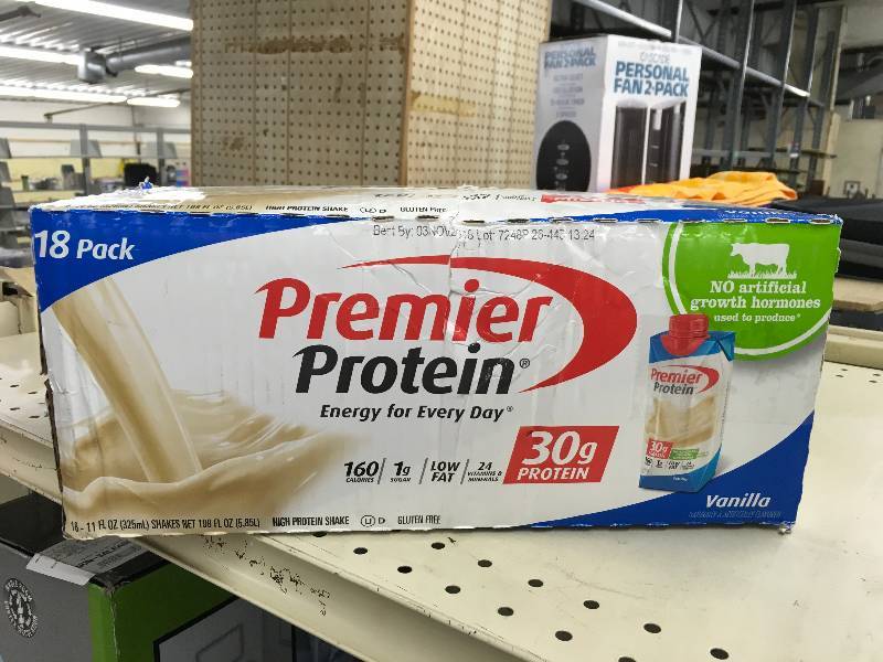 lot 325 image: Premier Protein Vanilla, Retail $24.99