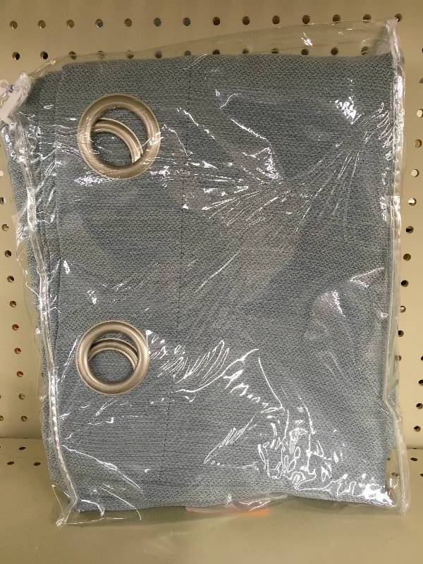 lot 333 image: Eclipse Grommet Room Darkening Panel Pair, Retail $19.99